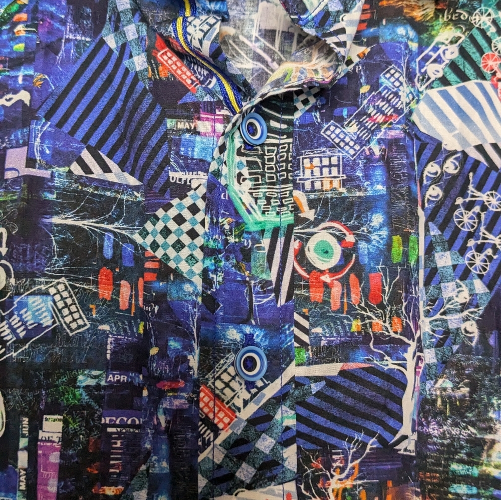 Bugatchi Uomo Designer Patterned Button Down - image 7